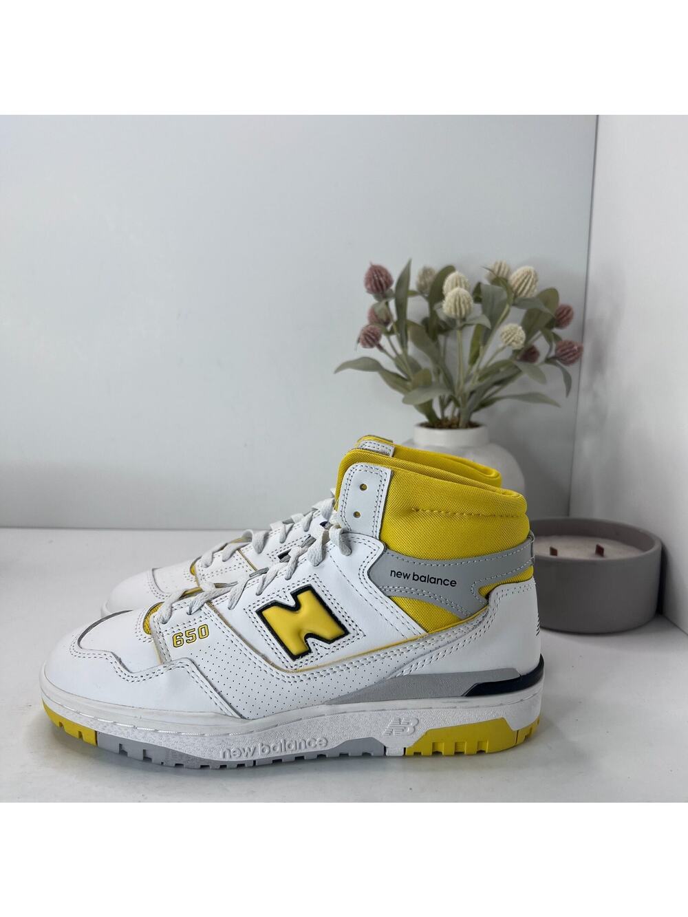 New Balance 650 R Mid Sneaker Honeycomb Retro BB650RCG Men's 8D Tried On